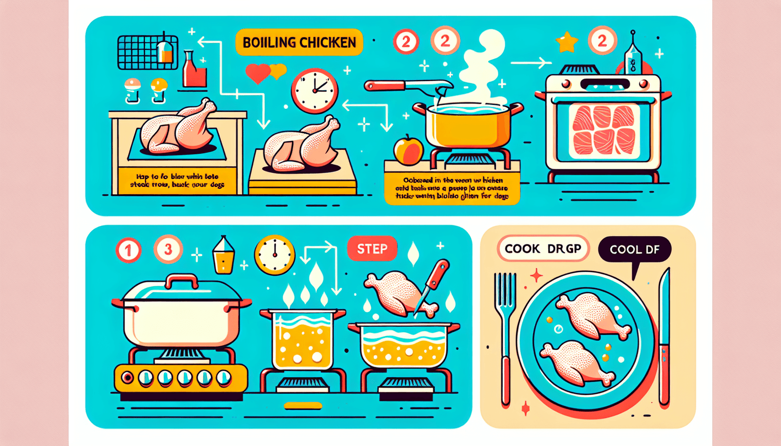 How to boil chicken for dogs